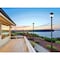 Z-Lite Davina 4 Light Outdoor Post Mounted Fixture, 12in. W x 119.25in. H, Black 5016PHBR-5011P-BK - alternate 8